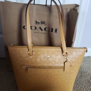 Coach Preforated Tote